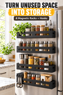 4-Pack Magnetic Spice Rack for Refrigerator logo